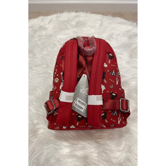 2021 Disney Parks Christmas Loungefly Happy Holidays Snacks Treats Food Backpack